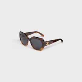 TRIOMPHE 06 SUNGLASSES IN ACETATE - GRADIENT HAVANA CELINE at Celine